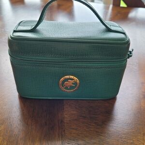 Hunting World Vanity Travel Bag Emerald Green Mirror